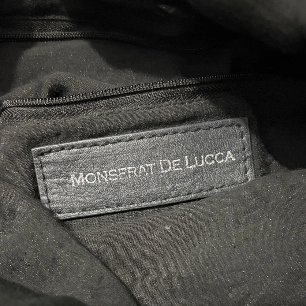 Monserat De Lucca Black Knotted Shoulder Bag - Picture 7 of 13